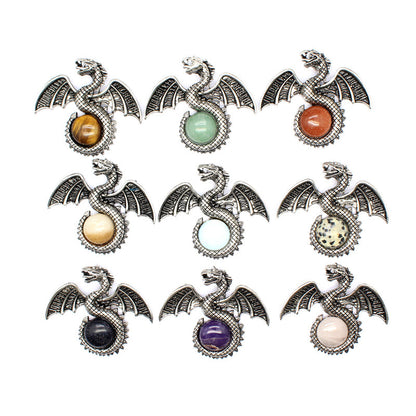 Natural Stone Pterosaur Lapis Lazuli Pendant