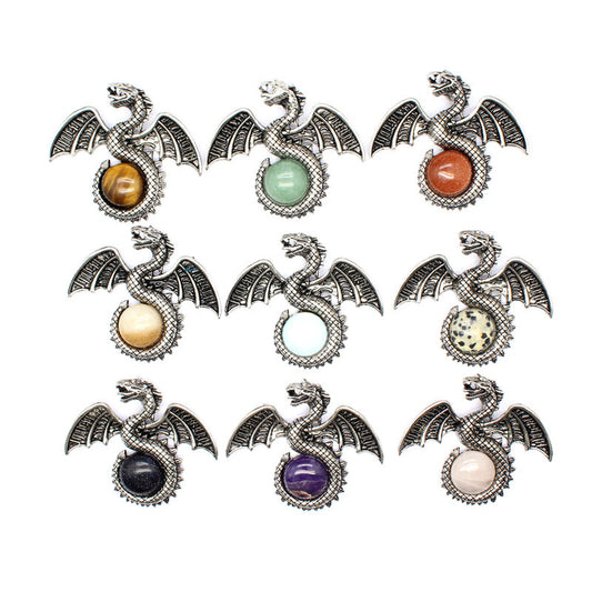 Natural Stone Pterosaur Lapis Lazuli Pendant