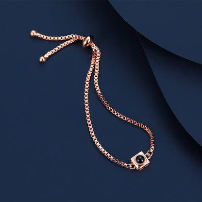 Photo projection personalized creative bracelet