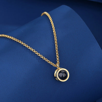 Photo Projection Pendant Necklace