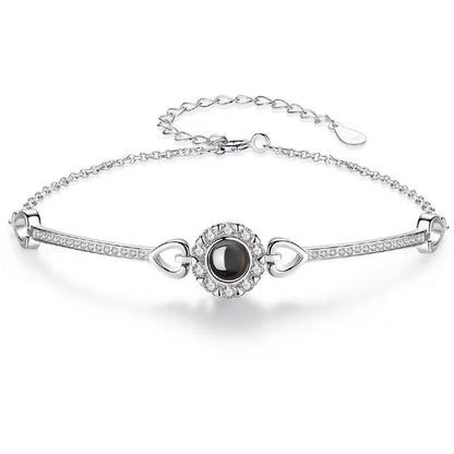 Angel's eye photo projection bracelet