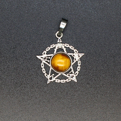 Evil Eye Malachite Pendant