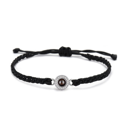 Photo projection sunflower bracelet