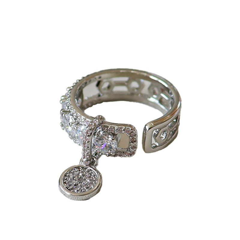 Vintage zircon ring - jewelryweilin