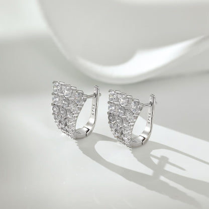 Fashion personality youth U-shaped earrings - jewelryweilin