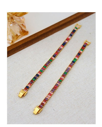 Retro Temperament Dopamine Zircon Bracelet - jewelryweilin
