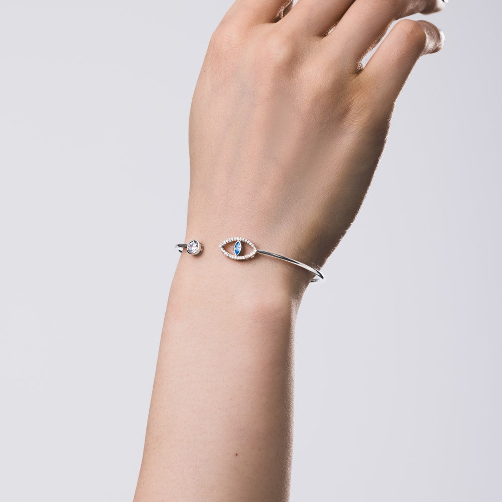 Trendy and fashionable devil eye zircon bracelet - jewelryweilin