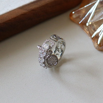 Vintage zircon ring - jewelryweilin