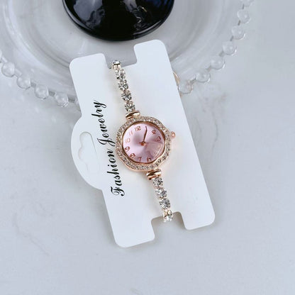 Luxury flower-shaped ladies watch