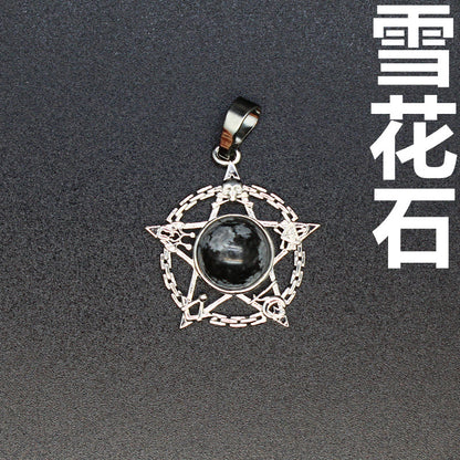 Evil Eye Malachite Pendant