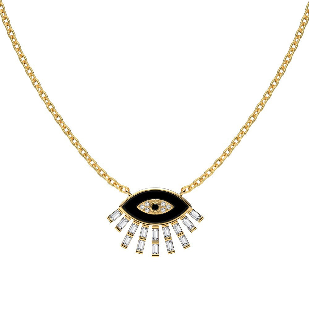 Fashionable and personalized devil eye necklace - jewelryweilin