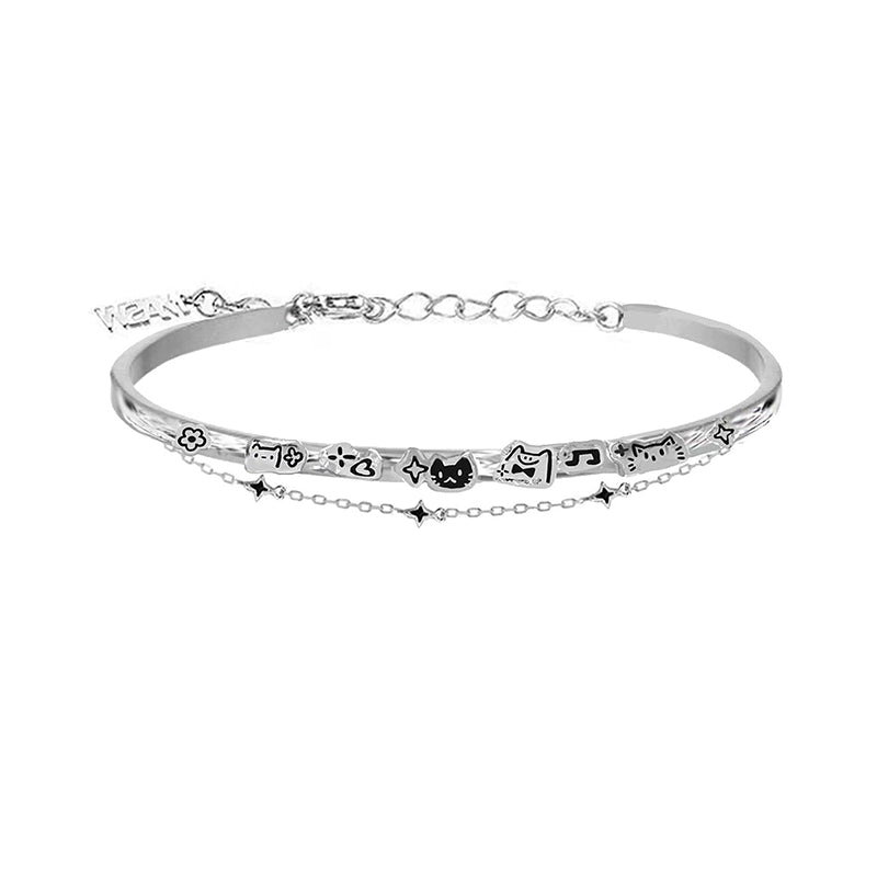 Cat doodle bracelet