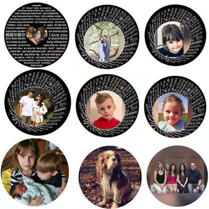 Photo projection natural stone bracelet