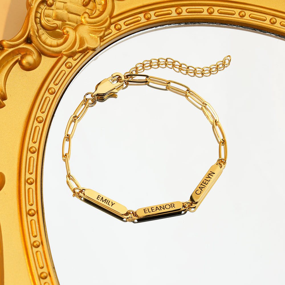 Engraved custom fashion bracelet