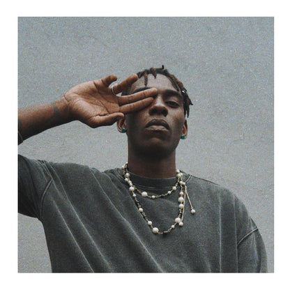 String pearl hip hop necklace