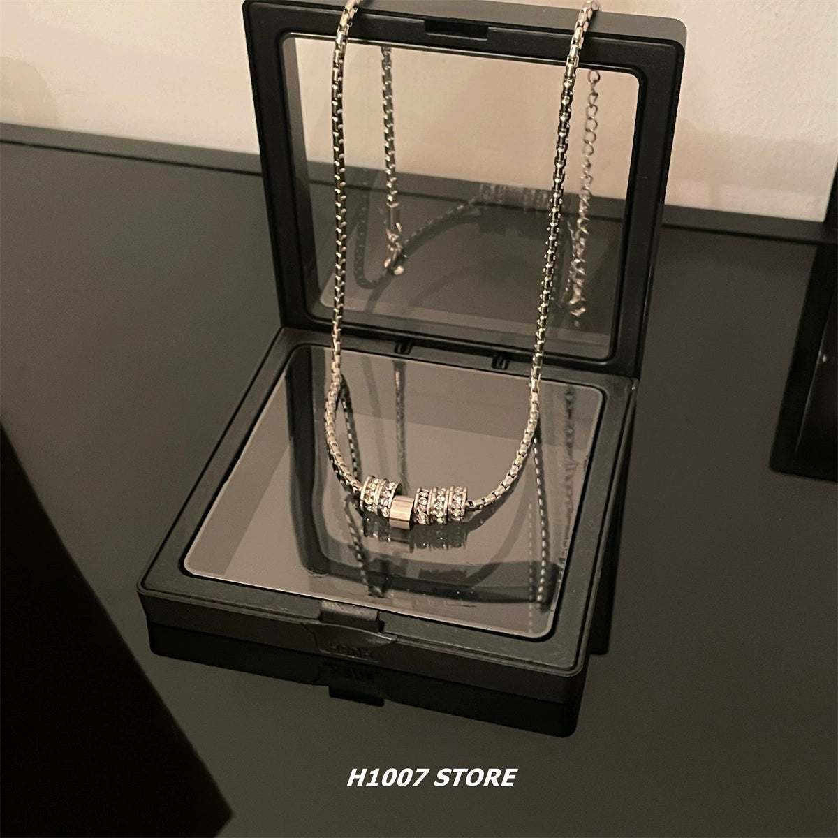 Hip-hop lucky couple clothing necklace