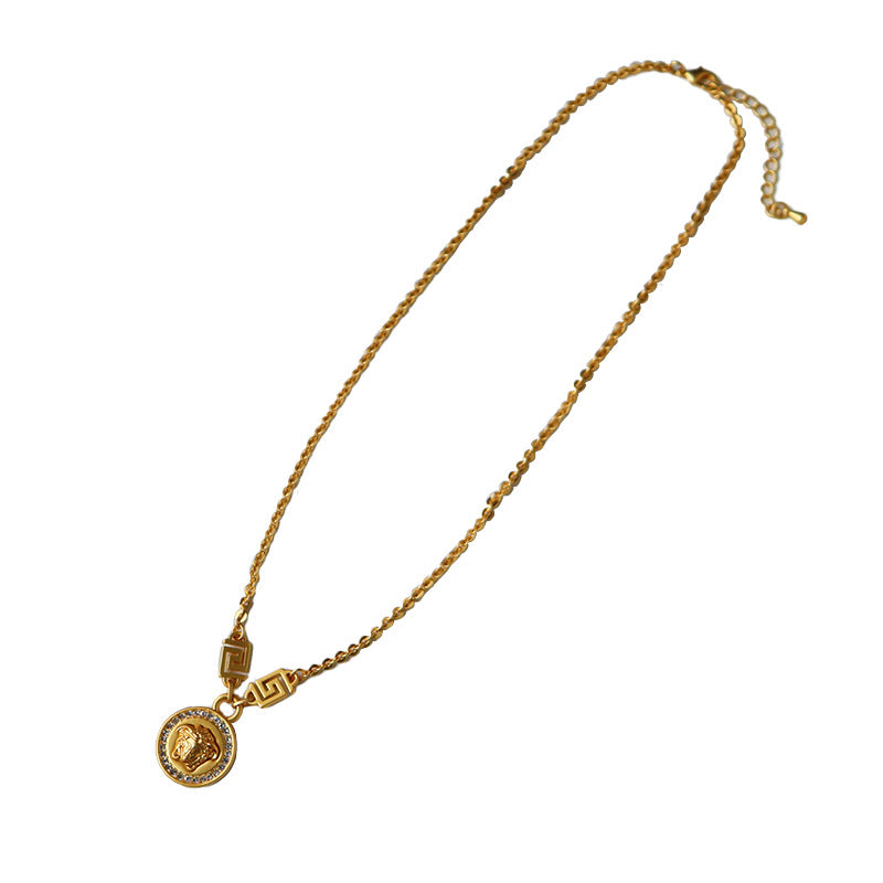 Exquisite vintage zircon necklace for women - jewelryweilin