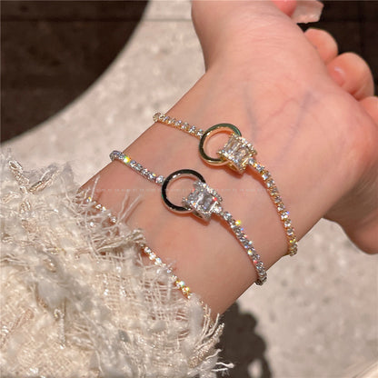 Two-color circle waist bracelet