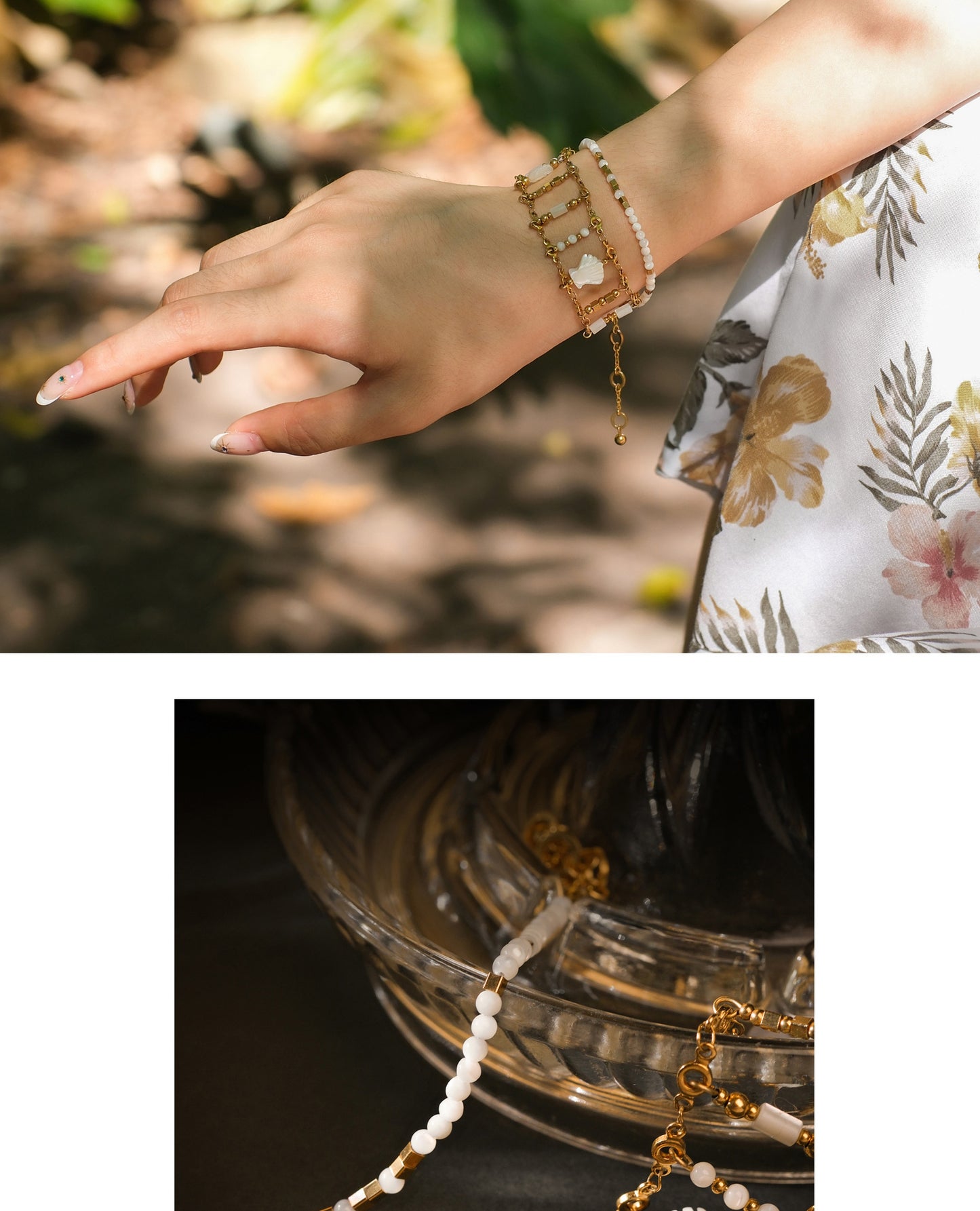 Lotus petal step jewelry