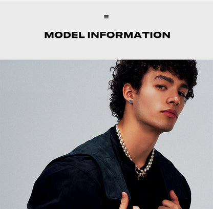 Hip-hop colored diamond heart necklace