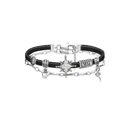 Star rays stacking bracelets