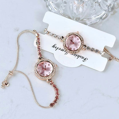 Luxury flower-shaped ladies watch