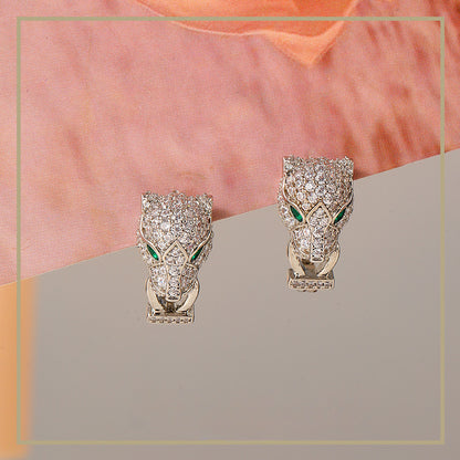 High-grade exquisite zircon animal earrings - jewelryweilin