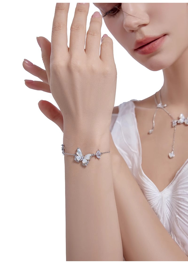 Butterfly fluttering bracelet