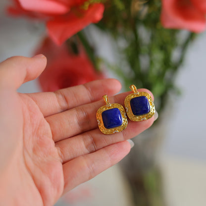 Natural Lapis Lazuli Imperial Court Style Pendant