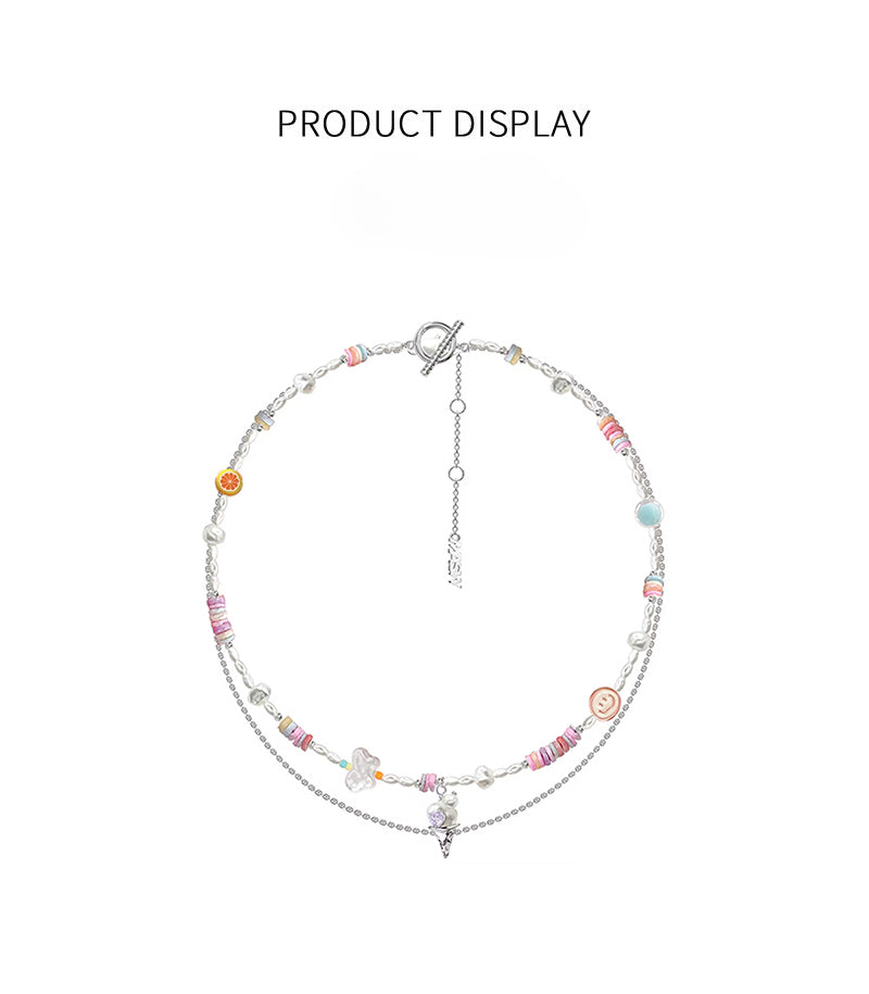 Beautiful candy color necklace