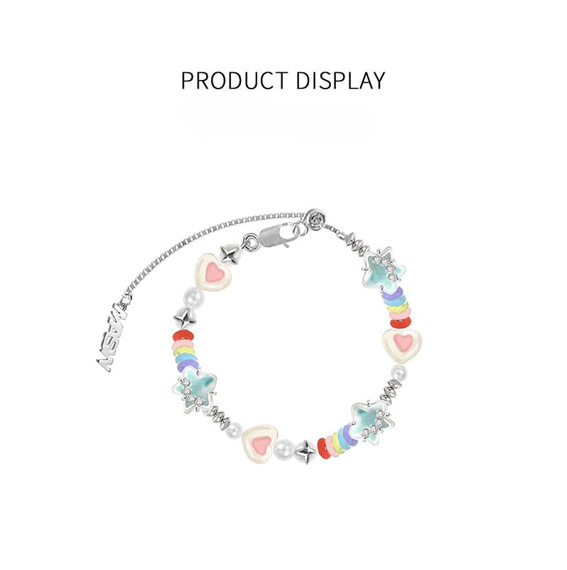 Millennium color beads bracelet