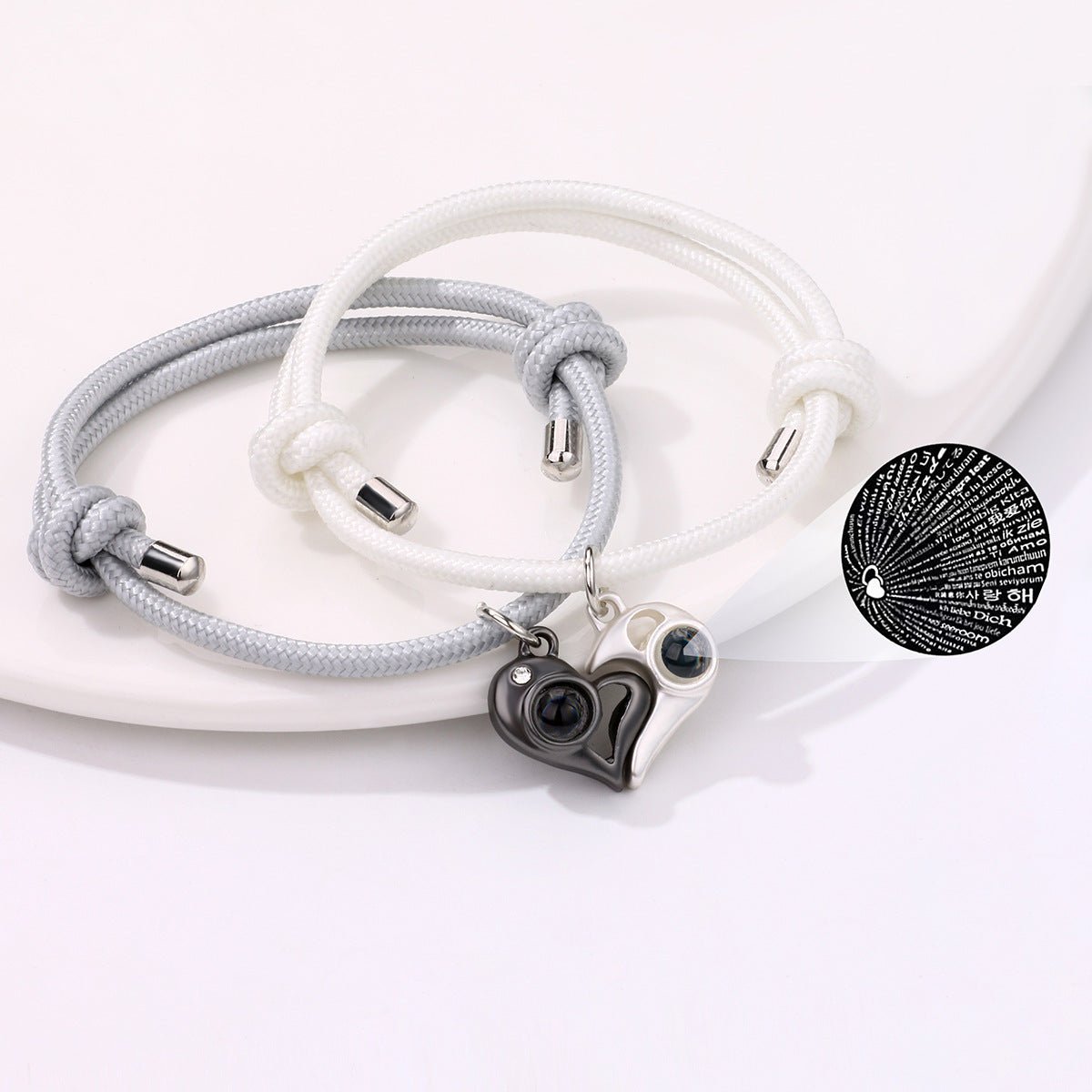 Alloy luminous couple bracelet - jewelry - weilin.com