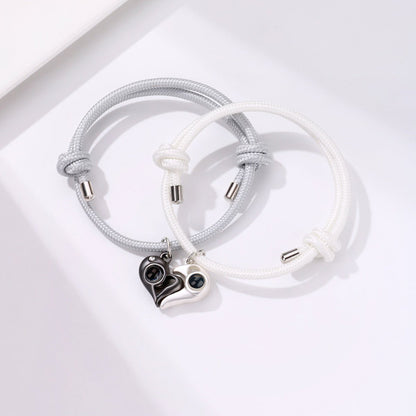 Alloy luminous couple bracelet - jewelry - weilin.com