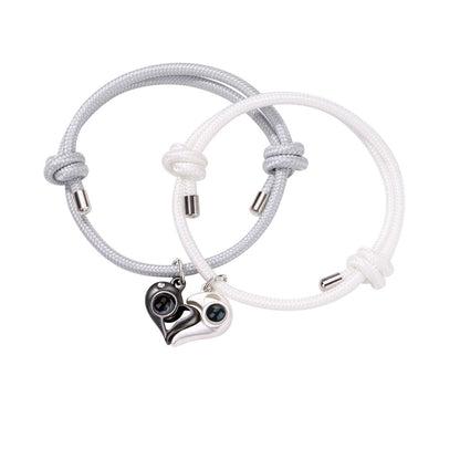 Alloy luminous couple bracelet - jewelry - weilin.com