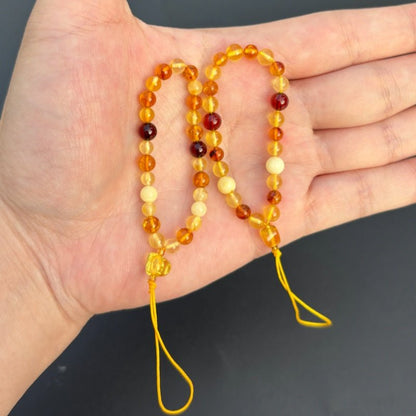 Amber color matching mobile phone - jewelry - weilin.com