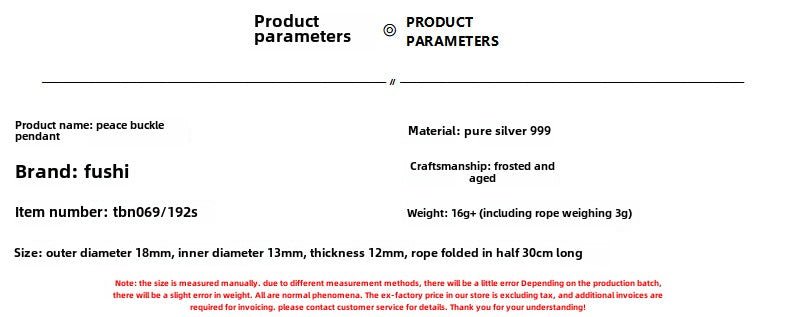 Ancient Circle Sterling Silver Pendant Braided Rope Necklace - jewelry - weilin.com