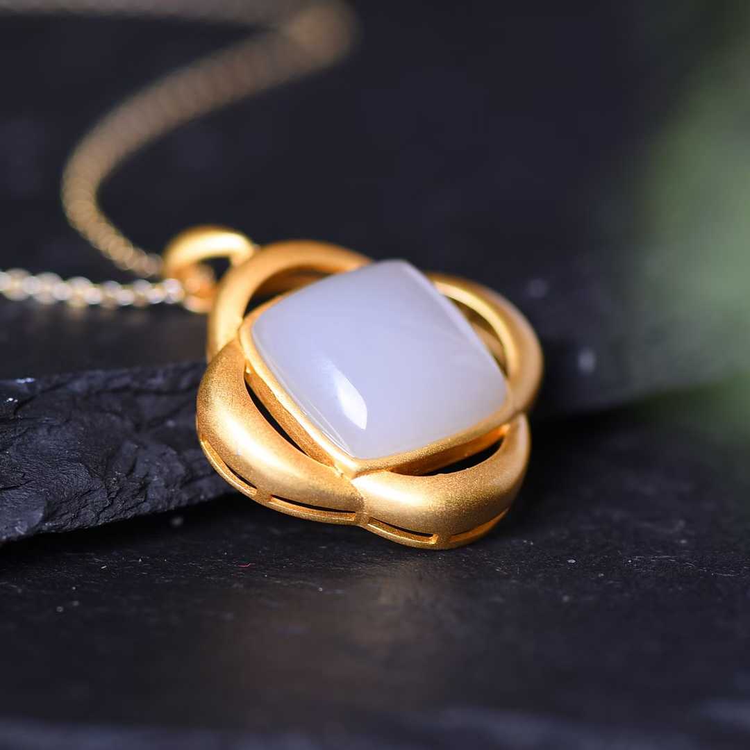 Ancient Craft Silver Smoky Purple Pendant - jewelry - weilin.com