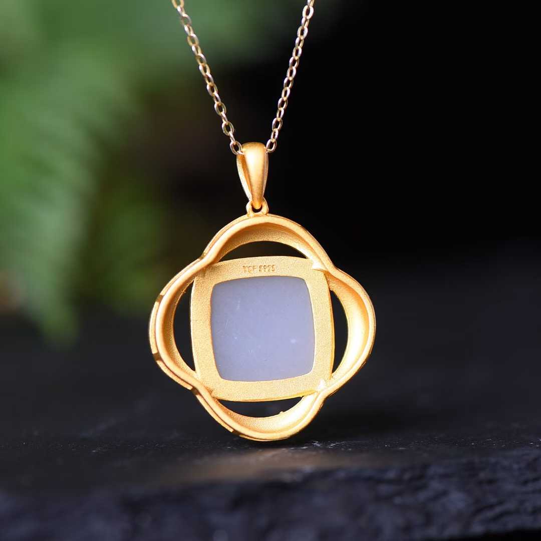 Ancient Craft Silver Smoky Purple Pendant - jewelry - weilin.com