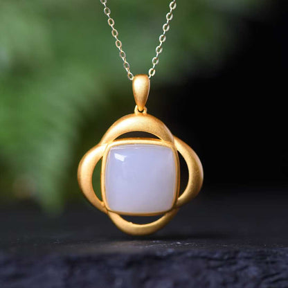 Ancient Craft Silver Smoky Purple Pendant - jewelry - weilin.com