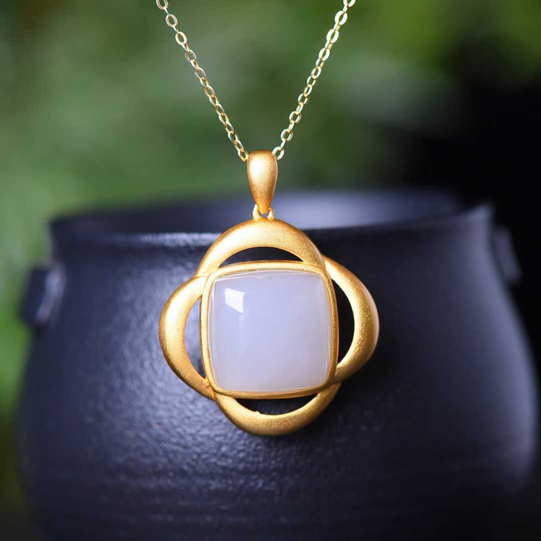 Ancient Craft Silver Smoky Purple Pendant - jewelry - weilin.com