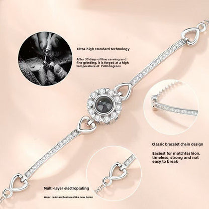 Angel's eye photo projection bracelet - jewelry - weilin.com