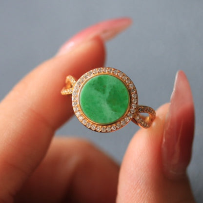 Natural Jadeite Ring