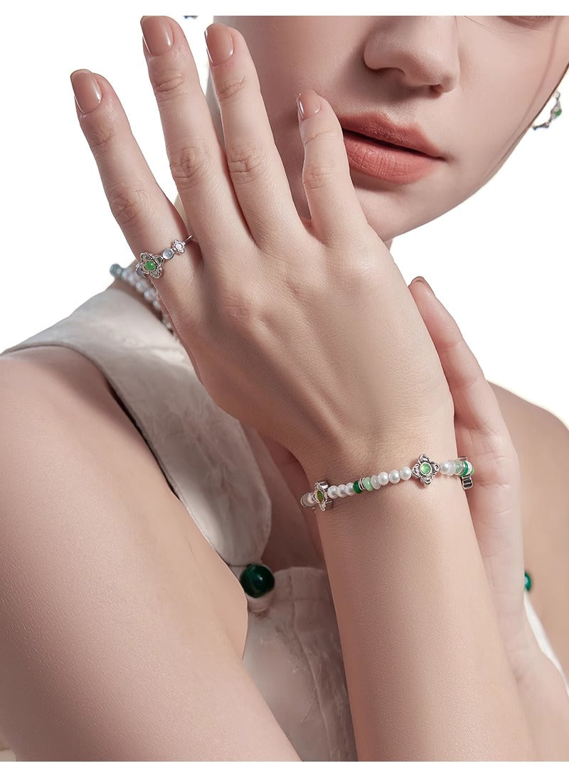 New Chinese-style four-leaf clover bracelet