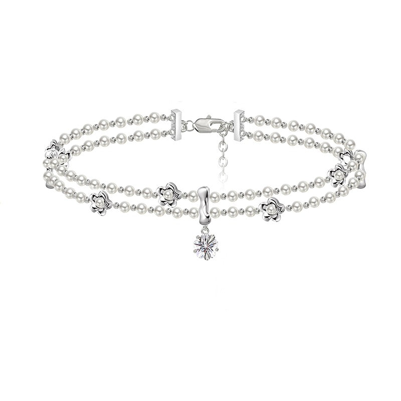 Secret garden pearl necklace