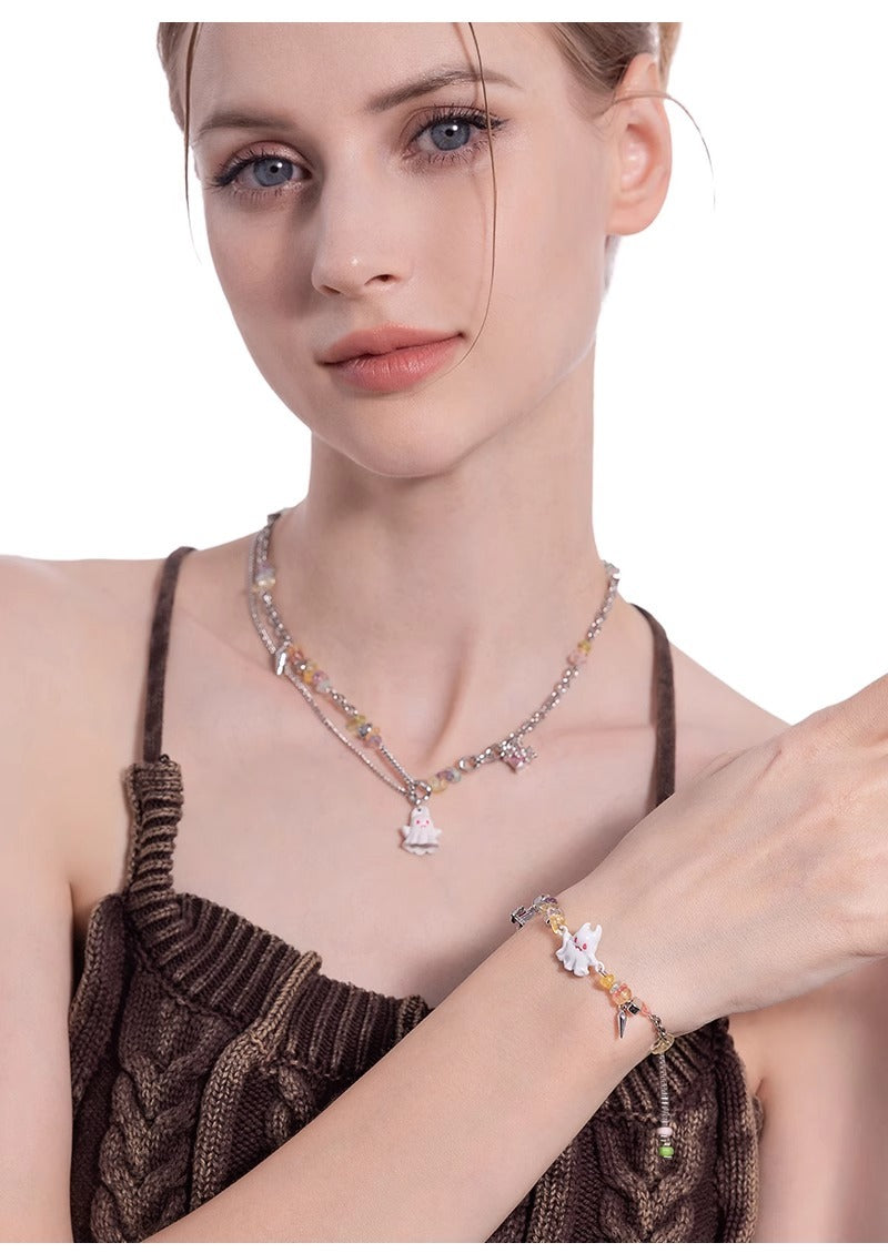 Colored ghost bracelet