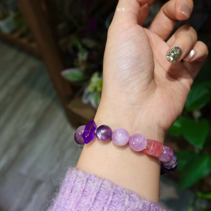 Natural Purple Multi-Treasure Bracelet