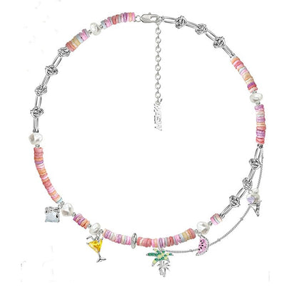 Beautiful candy color necklace - jewelry - weilin.com