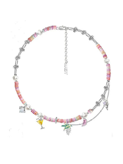 Beautiful candy color necklace - jewelry - weilin.com