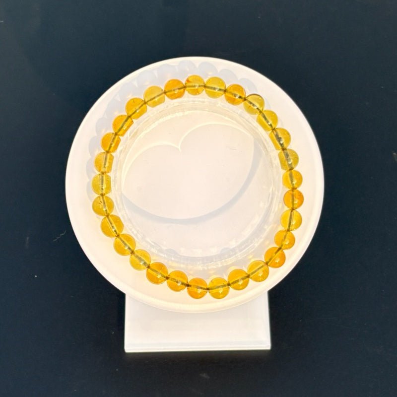 Blue amber bracelet - jewelry - weilin.com