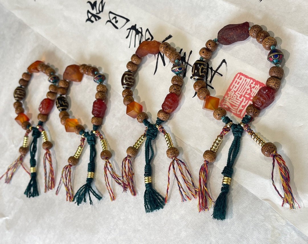 Bodhi seed braided bracelet - jewelry - weilin.com